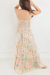 Evolet Tiered Floral Print Maxi Dress