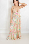 Evolet Tiered Floral Print Maxi Dress